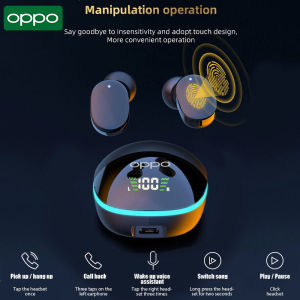 🔥ผลิตภัณฑ์ดั้งเดิม + Gratis Ongkir🔥2024 OPPO G9S หูฟัง5.1หูฟังไร้สายบลูทูธ TWS ระบบสัมผัสควบคุมแบบอินเอียร์กันน้ำสำหรับกีฬาชุดหูฟังพร้อมไมโครโฟน Hifi