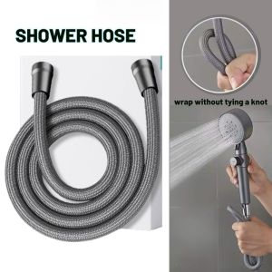 2m Shower Hose Flexible Nylon Handheld Anti Winding Universal Pipe Showerhead Hose Bathroom Accessories