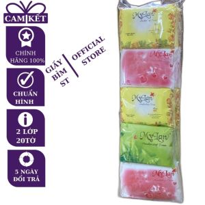 Giấy ăn ví Phương Thảo (tên my lan cũ) 10 gói/dây nhỏ gọn tiện lợi