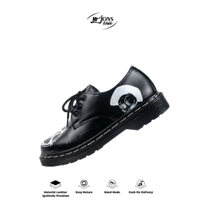 Mr.Jonsrawk Official - Sepatu Formal Pria Wanita Model 3 Hole Sepatu Low Boot Casual Kerja Kantoran Kondangan