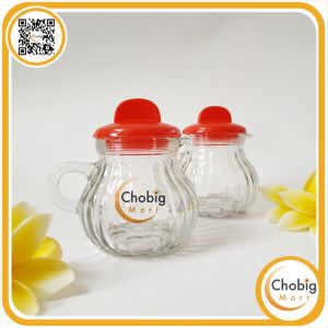 CHOBIG Botol Kaca Mini 150ml Tempat Minyak Kecil Jar Bumbu Toples Kecap Jar Toples Merica Garam Gula ISC