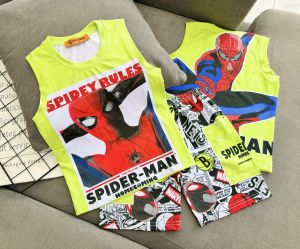 11-42kg Bộ SÁT NÁCH HOẠT HÌNH bé trai  thun lạnh 3D mềm mịn bền đẹp