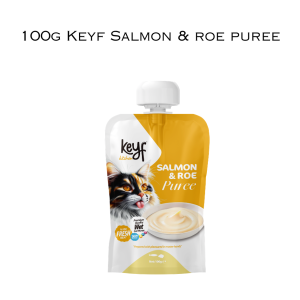 Keyf Cat Food Puree 100g Creamy Wet Treat with Six Flavor Options