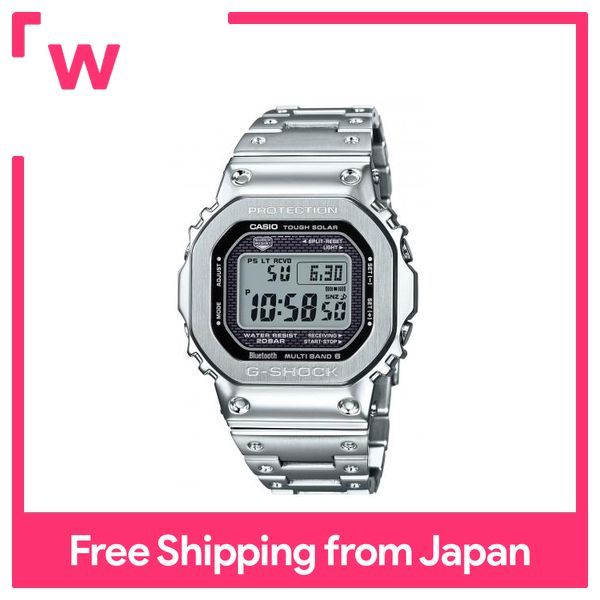 [Casio] Wrist Watch G-Shock Bluetooth Equipped Radio Solar GMW-B5000D-1JF  Men's Silver Lazada PH