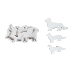 Puppy Dog Statue Silicone Molds for Epoxy Resin Soap Making Molds Gypsum Silicone Molds