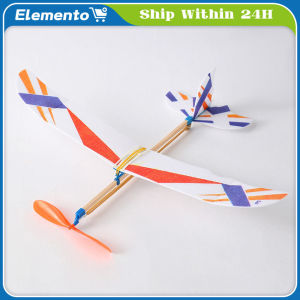 Elastic Rubber Band Powered DIY Foam Plane Model Kit Aircraft Educational Toy