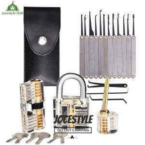 [Jocestyle Mall] Key Extractor Extractor Padlock Lockpick Tool Kits Extractor Removing Hooks Hardware Unlocking Practice Combination Padlock Hardware