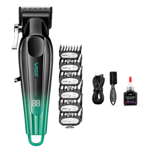 VGR V-662 Professional Hair Clipper 7000RPM BLDC Motor Cordless 3000mAh Rechargeable Barber Hair Cutting Machine