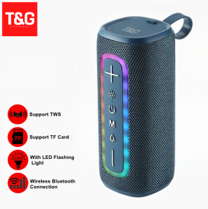 T&G TG428 TWS Bluetooth V5.3 HiFi Stereo RGB Speaker support TF Card USB AUX In FM Radio Function
