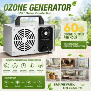 Ozone Generator Ozone Machine Ozonizer Disinfection Odor Removal Air Cleaner For Home Fog Machine