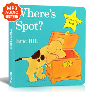 Wheres Is Spot Board Book Lift The Flap Book English Learning Education Book Story Book for Kids Toddler Ages 0-5 Bedtime Stories Reading Book Childrens Books Learning Materials for Kids