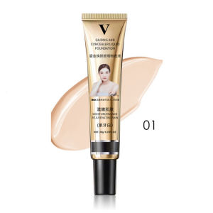 FV-Face Liquid Foundation 30g Base Cream Concealer Long-lasting Concealer Oil Control Waterproof Soft Facial Makeup