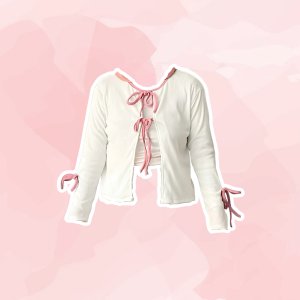 3in1 One Set Korean Style ( Cardigan Pita Wanita Rok Pita Coquette Pashmina Cringkle Kekinian ) - KA148