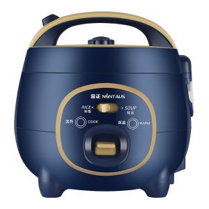 1.8L mini rice cooker non-stick quick-release aluminum inner pot with steamer for cooking porridge soup and steamed rice小型电饭煲-COD