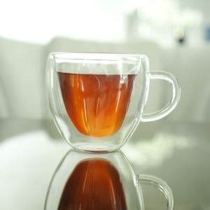 REM13 แก้วสองชั้น แบบมีหูจับ รูปหัวใจ ขนาด150มล./250มล.