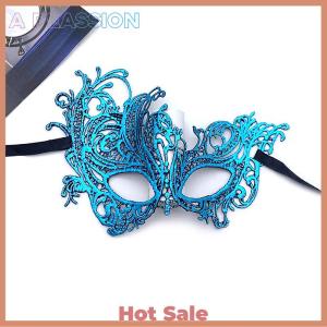 [A Peassion]💖[HOT SALE]🎈🎈 Halloween Half Face Mask Luxury Masquerade Women Dress Christmas Party Cosplay Decoration Eye Mask Nightclub Lace Mask