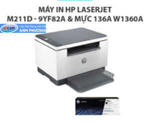 Máy in laser đen trắng HP M211D 9YF82A (A4/A5/ Đảo mặt/ USB) - Chính hãng