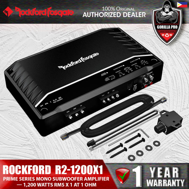 Rockford Fosgate R21200X1 Prime Series mono subwoofer amplifier