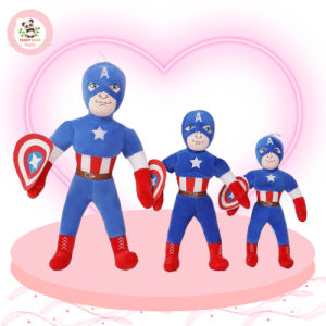 Gấu Bông Siêu Nhân Anh Hùng Đội Trưởng Mỹ - Gấu Bông Người Dơi Cao Cấp