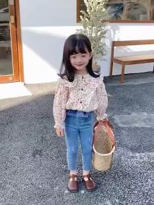 Baby Girl Pants High Waist Pants Kids Jeans Baby Girl Clothing Baby Girl Clothes