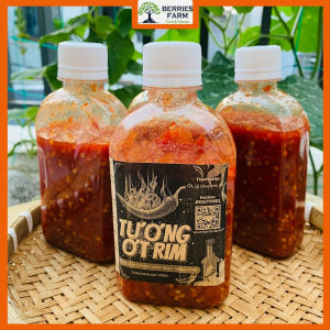 Tương ớt rim sốt cay trộn món Phở khô Gia Lai Hũ 250Gr cay ngọt thơm nồng loại I nhà Berries Farm