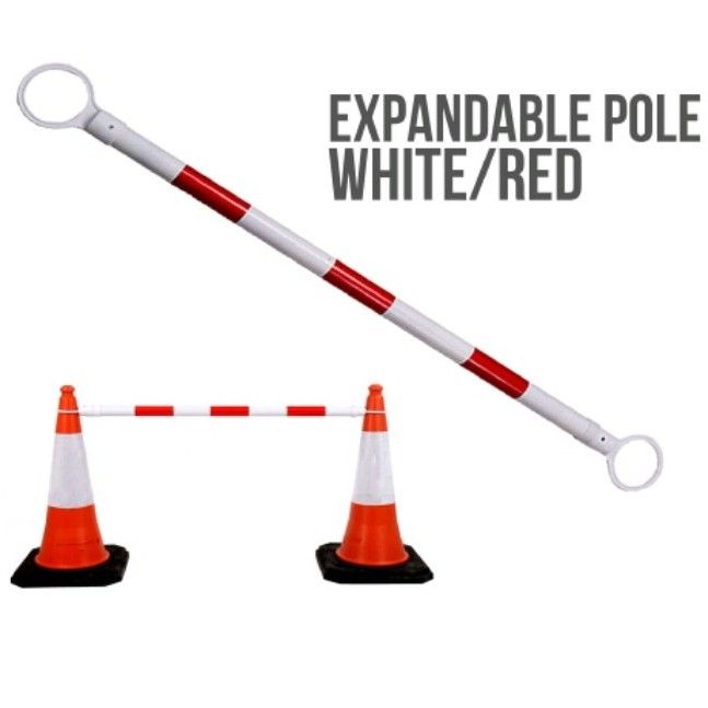 Expandable Retractable Cone Bar Traffic Safety Cone Bar Barrier 2 Meter ...
