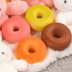 LZHDP MALL Creative Donut Bread Squishy Toy Kneading Super Soft Slow Rebound Squeeze Toy Educational Toy Hand Relax Donut Squeeze Toy Office Desk Toy