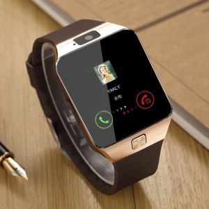 ♥【Readystock】FREE Shipping♥Smart Watch dz09 With Camera Bluetooth WristWatch Support SIM Card