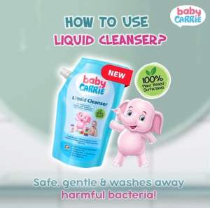 Carrie Liquid Cleanser 500ml Baby Feeding Bottle wash