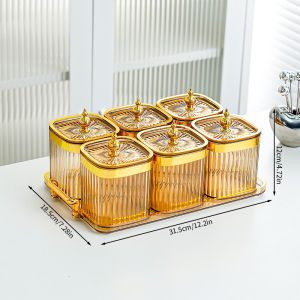 โถเก็บของในครัวบ้าน โถปรุงรสแบบปิดผนึกกันความชื้น