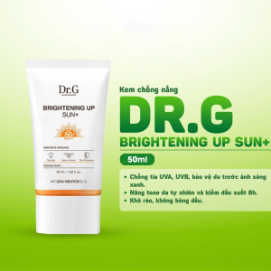 Kem Chống Nắng Dr.G Brightening Up Sun+ SPF50+ PA+++ Dưỡng Sáng Da Kiềm Dầu Nâng Tone
