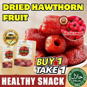【BUY 1 TAKE 1】Halal Seedless Hollow Hawthorn Hollow Hawthorn Hawthorn Dried Fruit Healthy Snack Freshly Made 空心山楂球