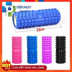 [Hàng Đẹp-Giá Tốt-Chất Lượng Cao ]Con Lăn Foam Roller Massage gai 33cm- Ống Lăn Dãn Cơ Tập Gym Yoga Thể Hình Chính Hãng Tienphatsmart( Bảo Hành 12 Tháng)