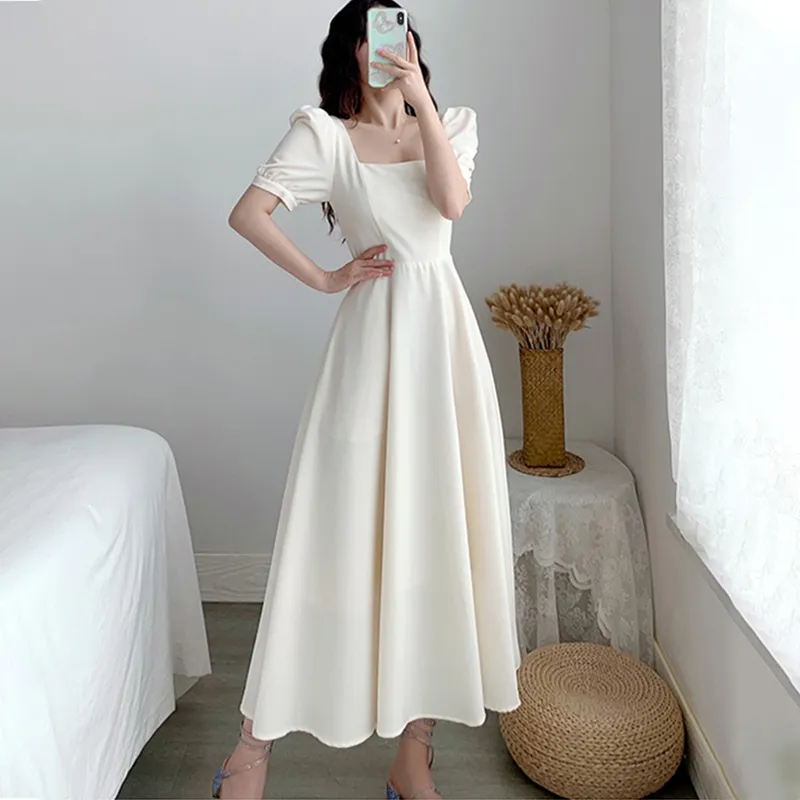 Simple White Frock Designs Ideas For Girls 2023 Images-hangkhonggiare.com.vn