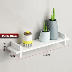 Rak Buku Dinding Rumah Tangga Terintegrasi Rak Hiasan Dinding Gantung Kamar - YOSINOGAWA STORE