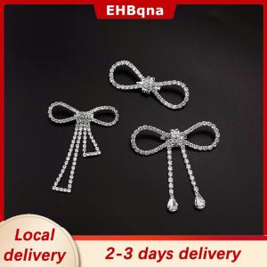 [COD]  HOT SALE Ship within 24 hours Fashion Romantic Sweet Rhinestone Bowknot Brooch Pearl Tassel Buckle Pin Cardigan Coat Sweater Brooches Wedding Accessories