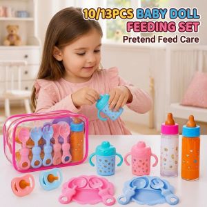 Sweet Home.my Baby Doll Feeding Accessory Magic Disappearing Milk Bottle Pretend Toy Set BPA Free For Tots