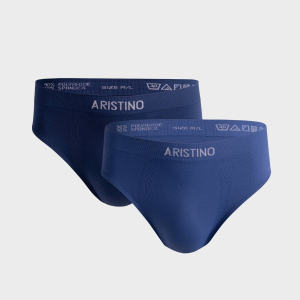 Combo 2 Quần Lót Nam Briefs Aristino Seamless Dệt Liền Không Đường May ABF012EXP02
