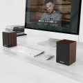 Philips SPA20 wooden USB Notebook speakers 3.5 mm stereo 2.0 channel 7W USB powered ZZM TRADING. 