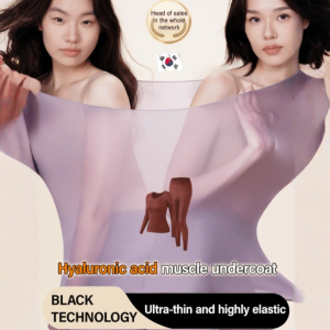 Womens Ultra-Thin Hyaluronic Acid Thermal Underwear Set Heating Skincare High Elasticity Warm Winter Daily Wear Indoor Autumn Essentials