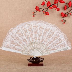 LoviRa Vintage Style Lace Folding Hand Fan Bride Hand Fan Art Craft Gift Decor