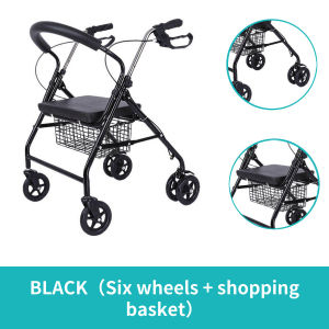 Brett-Elderly walkers folding roller walkers multi-functional walkers and rehabilitation AIDS
