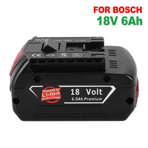 Bosch 18V 6.0ah battery 18V rechargeable lithium-ion battery suitable for Bosch drill BAT609 BAT609G BAT618G BAT614 charger