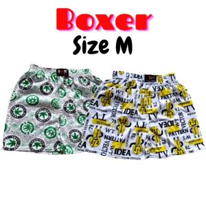 บ๊อกเซอร์ชาย กางเกงบ็อกเซอร์ Boxer ไซส์ M โทรพื้นสีขาว กางเกงใส่นอน กางเกงชั้นในชาย บ๊อกเซอร์ผ้ายืด สวมใส่สบาย บอกเซอร์ราคาถูก สินค้าพร้อมส่ง