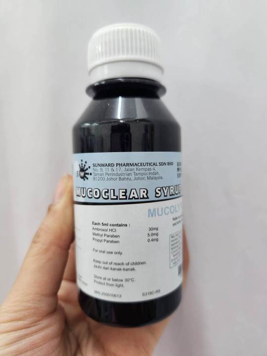 Sunward Syrup Sunward Mucoclear Syrup 120ml | Lazada