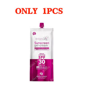 Original BRILLIANT SKIN SUNBLOCK Sunscreen Gel Cream 50g Protection Sachet SPF30 UVA+UVB 50g Sunscreen Gel Cream Brilliant Skin