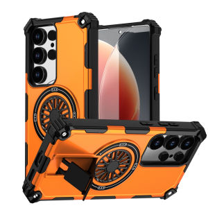 【Super low price】Armor Matte Magnetic Shockproof Stand Holder Case for Samsung Galaxy S25 S26 Ultra Edge S24 Plus FE A56 A36 A26 A16 A06 Cover