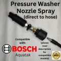 Black and double short nozzle spray pressure washer directly into hose car washer gun pw1400s PW1470TD BW13 BW15 BW17 Power washer spray. 