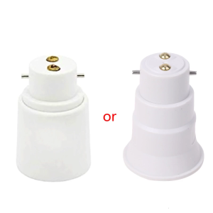 B22 để E27 Đèn adapter nối đui đèn bóng đèn đui vặn ổ cắm ngọn lửa retar