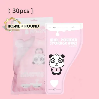 Home +Hound Shop Bag Portable Disposable Double-track Sealed Milk Leakproof Powder Bags 30pcs Milk Powder Storage